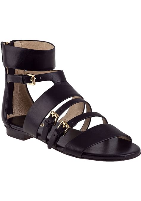 michael kors winston leather sandals|Michael Kors heeled sandals.